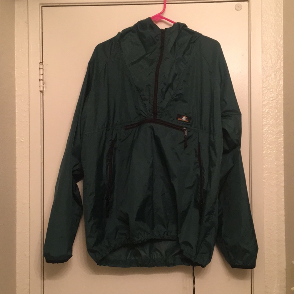 Vintage green sierra designs windbreaker size L